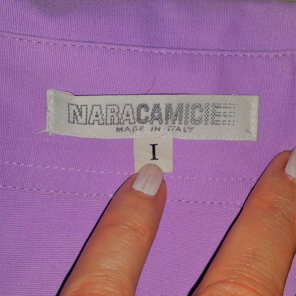 Nara Camiche Italian made Women's blouse- Size I (Small) - Picture 7 of 10